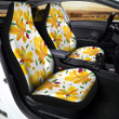 Alstroemeria Yellow Print Pattern Car Seat Covers