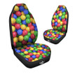 Candy Ball Colorful Print Car Seat Covers