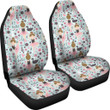 Ballet Girl Pattern Print Universal Fit Car Seat Cover