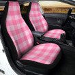 Check Pink Print Pattern Car Seat Covers