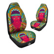 Abstract Psychedelic Women Print Car Seat Covers