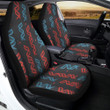 Dna Blue And Red Print Pattern Car Seat Covers