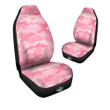 Digital Camo Pink Print Pattern Car Seat Covers