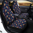 Be My Valentine Floral Print Pattern Car Seat Covers