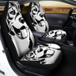 Drawing Beagle White And Black Print Car Seat Covers