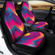 Abstract Geometric Grunge Car Seat Covers