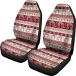 Red Aztec Elephant Pattern Print Universal Fit Car Seat Cover