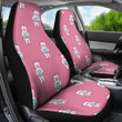 Bigfoot Pattern Print Universal Fit Car Seat Covers