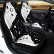 Cat Yin Yang White And Black Print Car Seat Covers