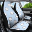 Dog Somoyed Pattern Print Universal Fit Car Seat Covers