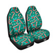 Candy Cane Merry Christmas Print Pattern Car Seat Covers