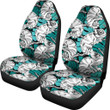Cartoon Chameleon Pattern Print Universal Fit Car Seat Covers