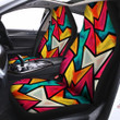 Abstract Geometric Colorful Car Seat Covers