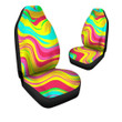 Abstract Paint Car Seat Covers