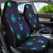 Drawing Bug Pattern Print Universal Fit Car Seat Covers
