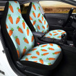 Carrot Print Pattern Car Seat Covers
