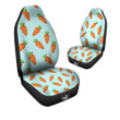 Carrot Print Pattern Car Seat Covers