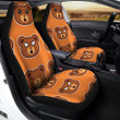 Emoji Teddy Bear Print Car Seat Covers