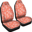 Red Mushroom Dot Pattern Print Universal Fit Car Seat Cover