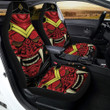 Demon Mask Red Japanese Print Car Seat Covers