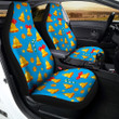 Bells Merry Christmas Print Pattern Car Seat Covers