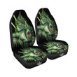 Dinosaur T Rex And Jurassic Plants Print Car Seat Covers