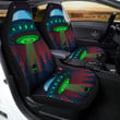 Alien Invasion On Earth Print Car Seat Covers