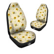 Bee Cute Cartoon Print Pattern Car Seat Covers