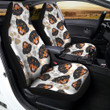 Face Rottweiler Print Pattern Car Seat Covers