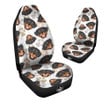 Face Rottweiler Print Pattern Car Seat Covers