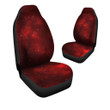 Red Nebula Galaxy Space Car Seat Covers