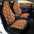 Bronze Paw Print Car Seat Covers
