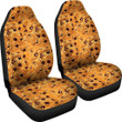 Cookie Biscuit Pattern Print Universal Fit Car Seat Covers