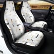 Fighter Karate Print Pattern Car Seat Covers