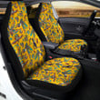 Ancient Egypt Yellow Print Pattern Car Seat Covers