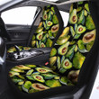 Avocado Watercolor Print Pattern Car Seat Covers