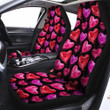Balloon Red Heart Print Pattern Car Seat Covers