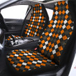 Argyle Halloween Print Pattern Car Seat Covers