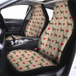 Dobermann Heart Print Pattern Car Seat Covers