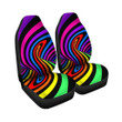 Abstract Colorful Psychedelic Car Seat Covers