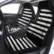 American Flag Black Print Car Seat Covers