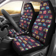 Camper Van Pattern Print Universal Fit Car Seat Covers