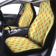 Carrot Cartoon Print Pattern Car Seat Covers