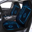 Ace Card Blue Print Car Seat Covers