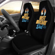 Hunting Best Buckin' Dad Universal Fit Car Seat Covers