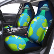 Alien Invasion And Earth Print Car Seat Covers