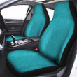 Aqua Glitter Texture Print Car Seat Covers