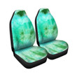Blue And Green Tie Dye Car Seat Covers