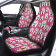 Cartoon Lucky Cat Japanese Print Pattern Car Seat Covers