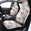 Cat And Rabbit Print Pattern Car Seat Covers